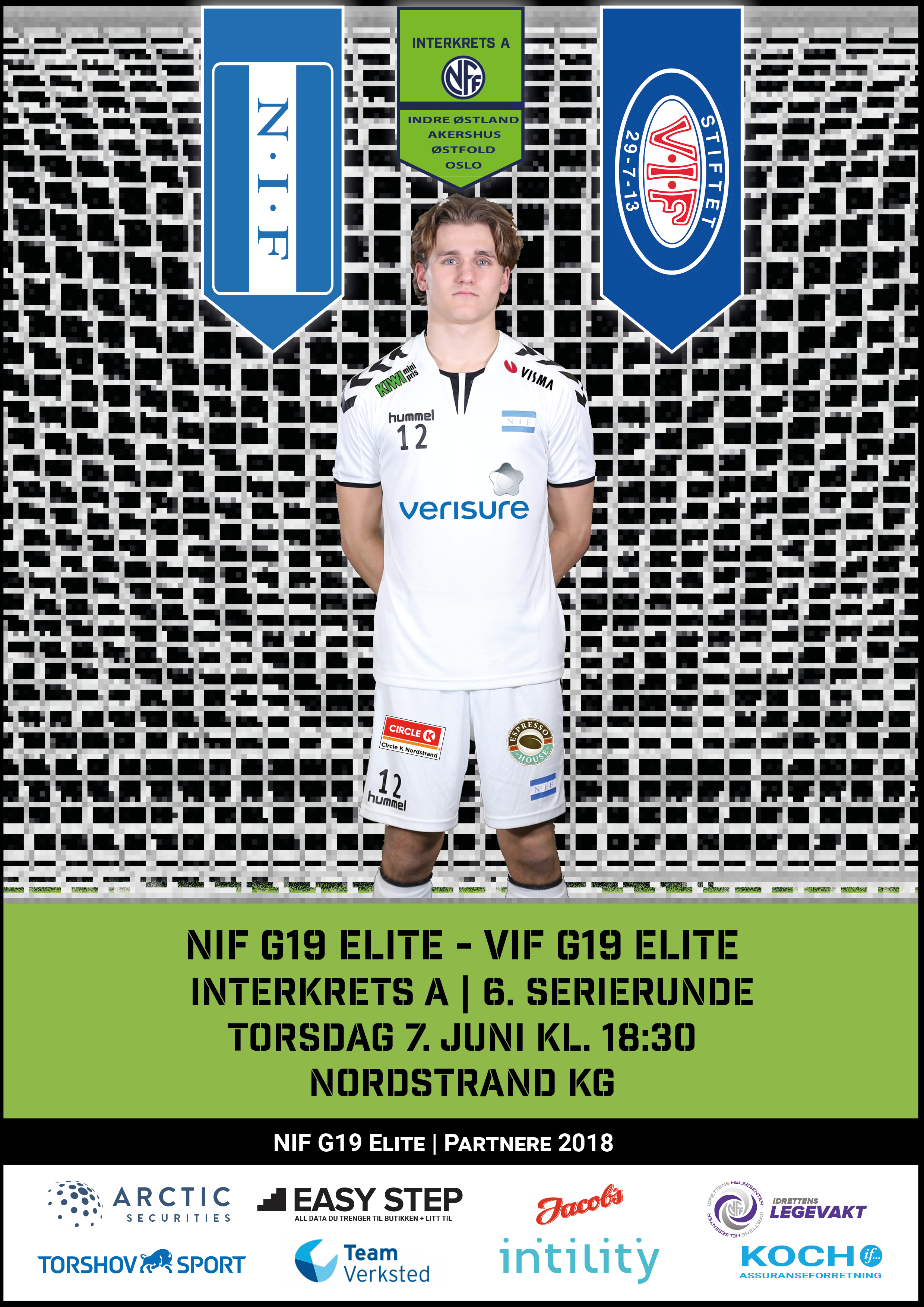 NIF G19 Elite møter Vålerenga IF G19 Elite til toppkamp på NIFFEN!