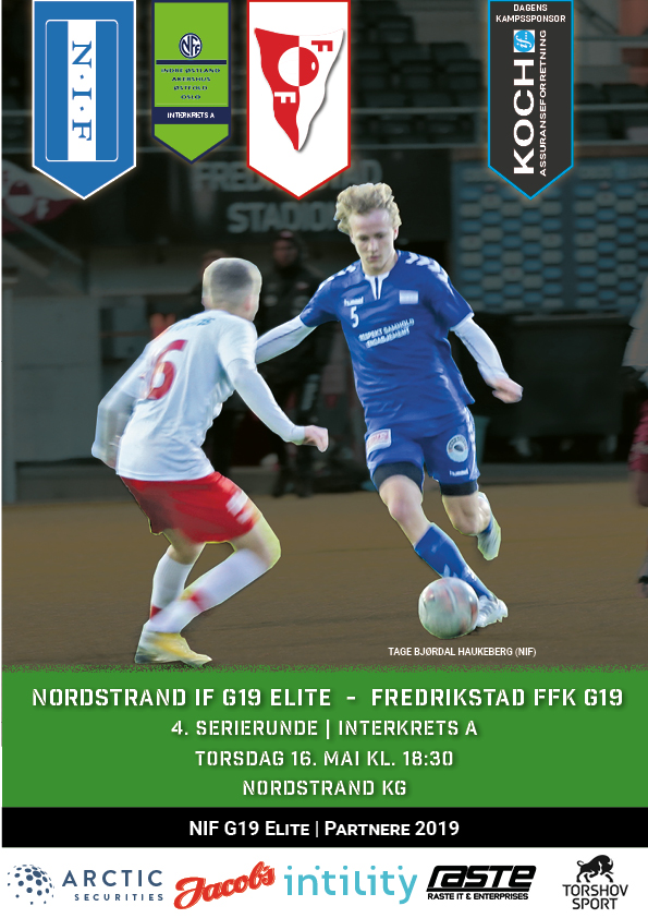 Nordstrand IF G19 Elite møter Fredrikstad FK 16. mai på Niffen