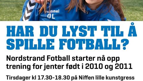 Har du lyst til å spille fotball?