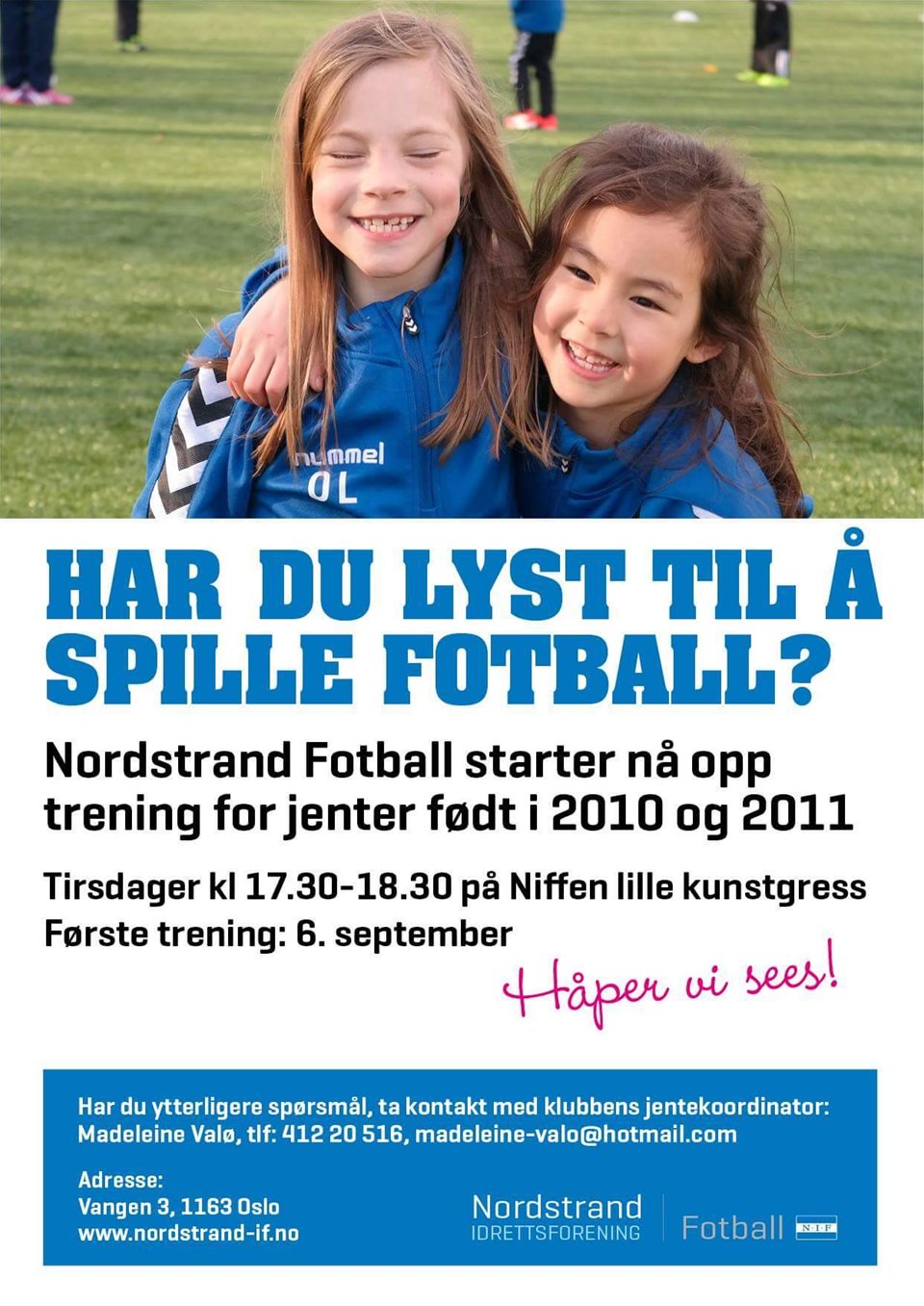 Har du lyst til å spille fotball?