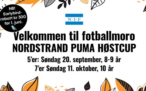 Påmeldingen er åpnet til høstens cuper!