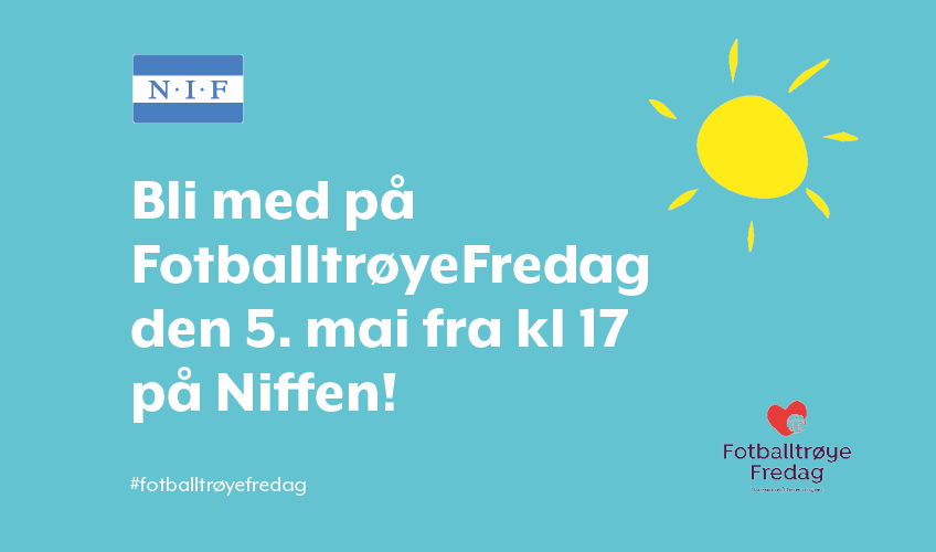 Bli med på FotblltrøyeFredag 5. mai