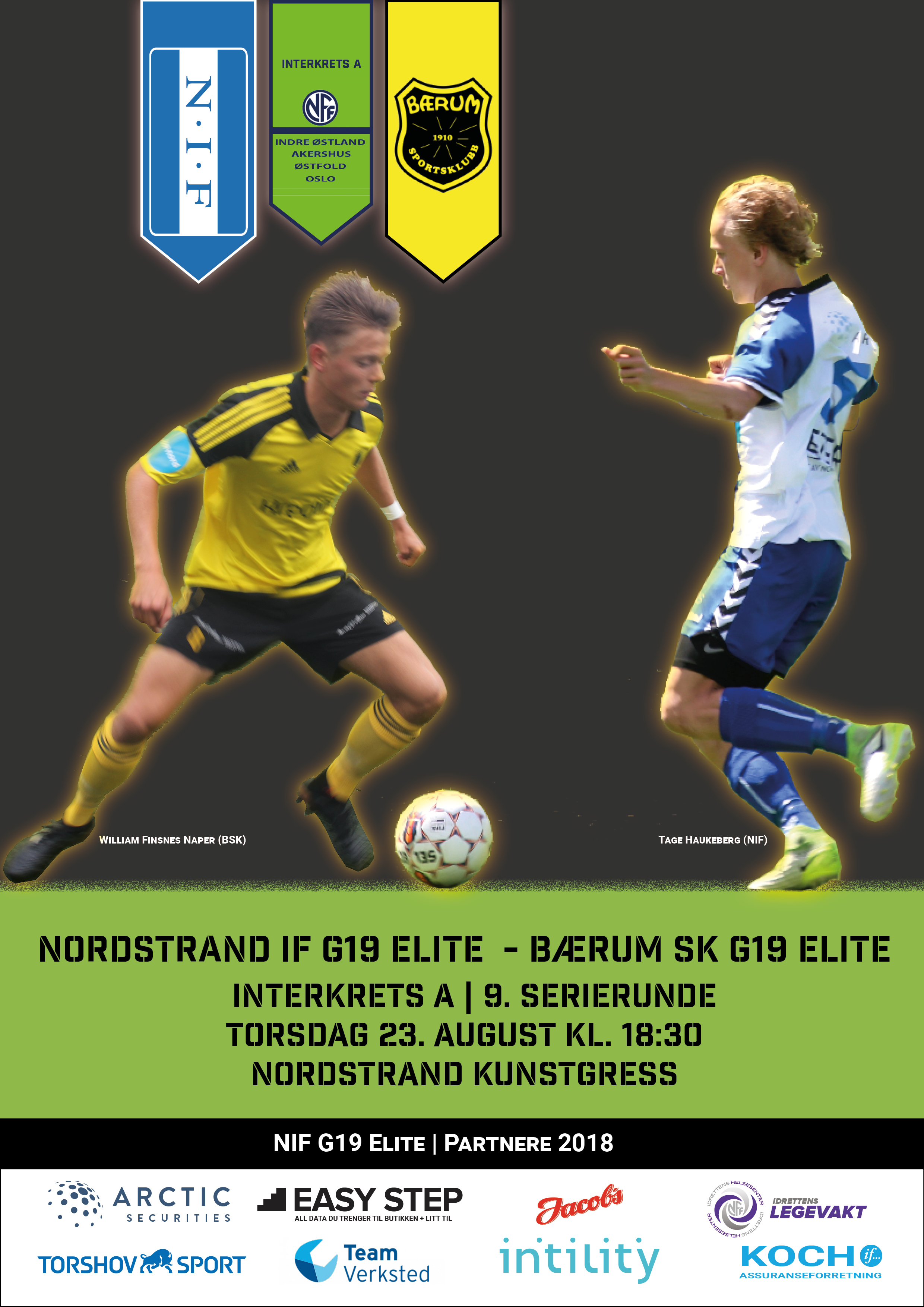 9. runde i Interkrets A. Nordstrand IF G19 Elite - Bærum SK G19 Elite 