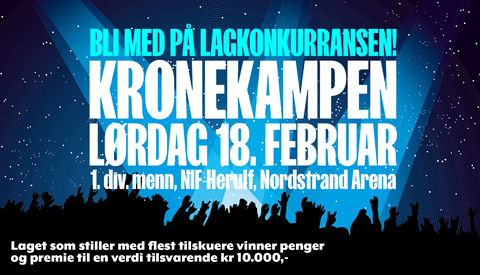 Vinn kr 10.000 til laget ditt!