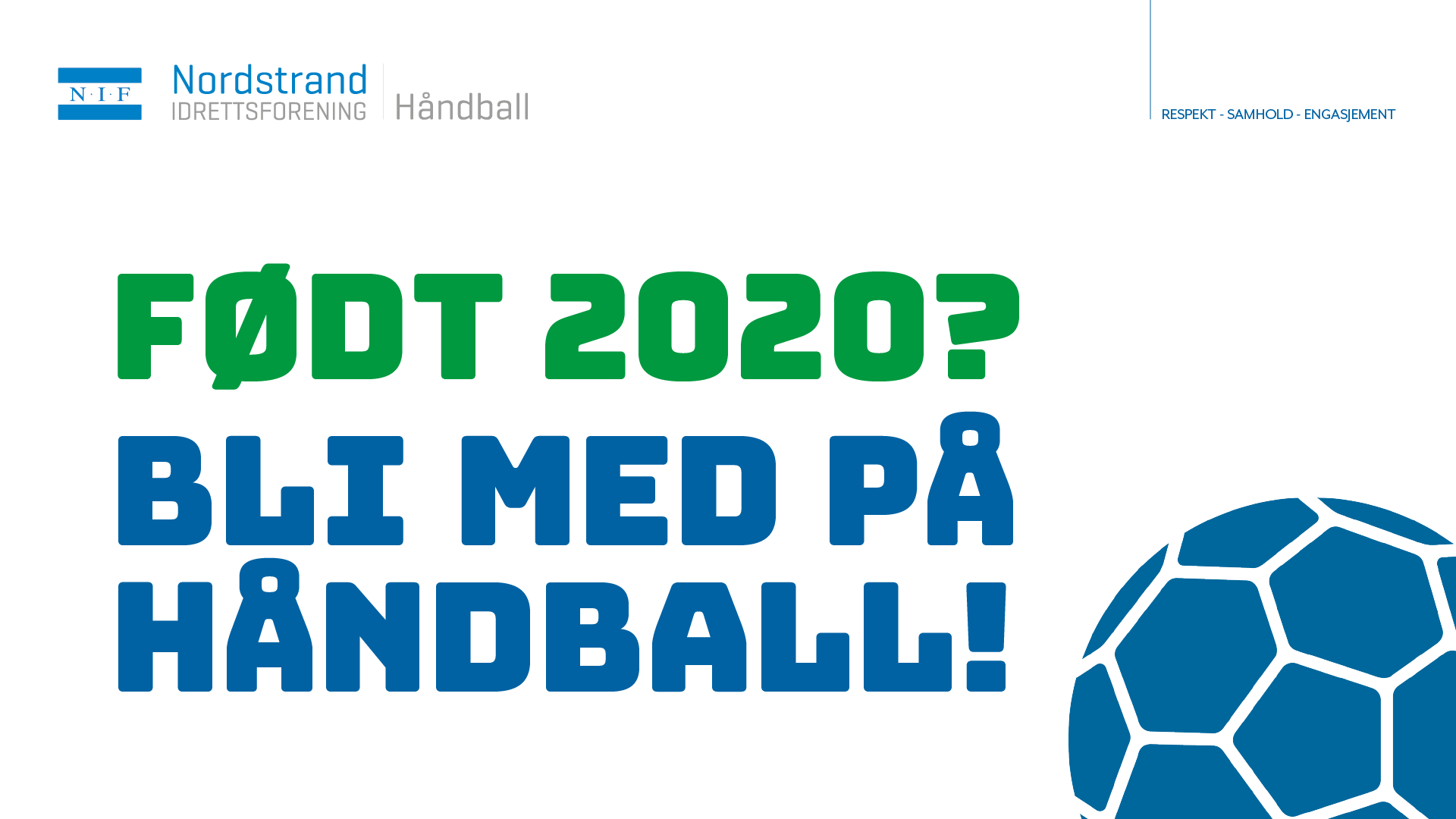 Oppstart for 2020-kullet håndball! 