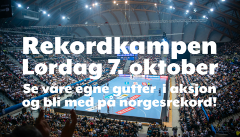 Bli med og sett norgesrekorder i Håkons Hall!