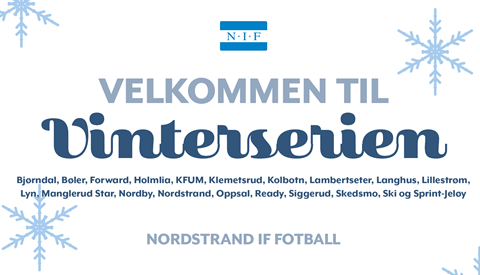 Vinterseriens første runde i helgen