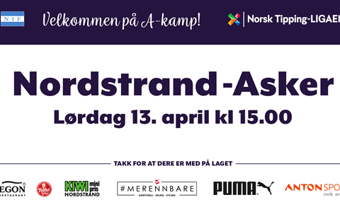 Første hjemmekamp på lørdag!