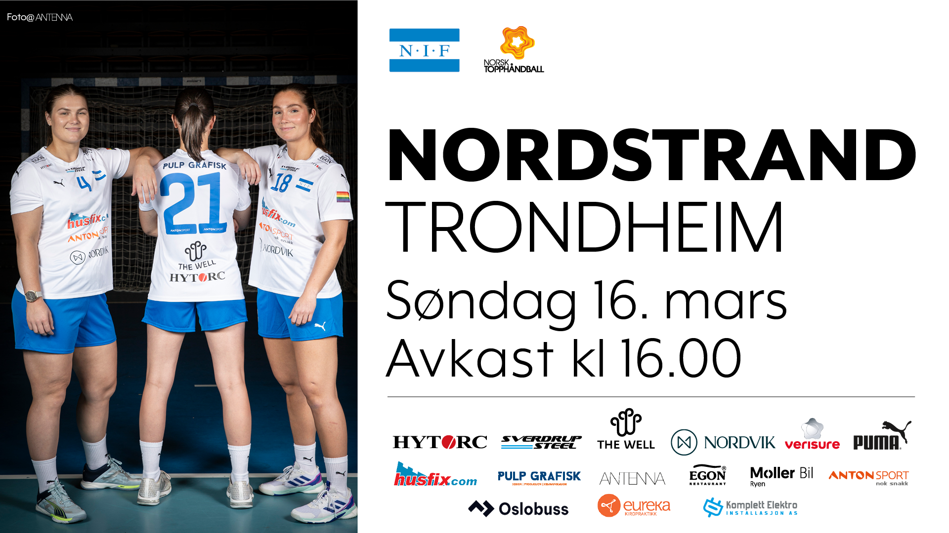 Støtt damene mot Trondheim!