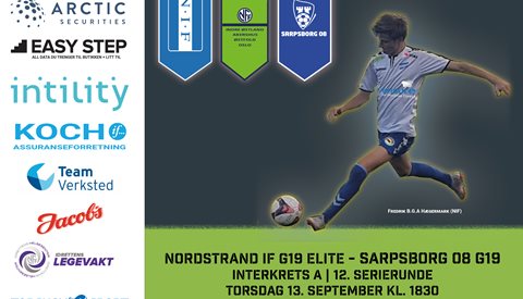 Nordstrand IF G19 Elite mot Sarpsborg 08 G19 Elite hjemme på Nordstrand Kunstgress