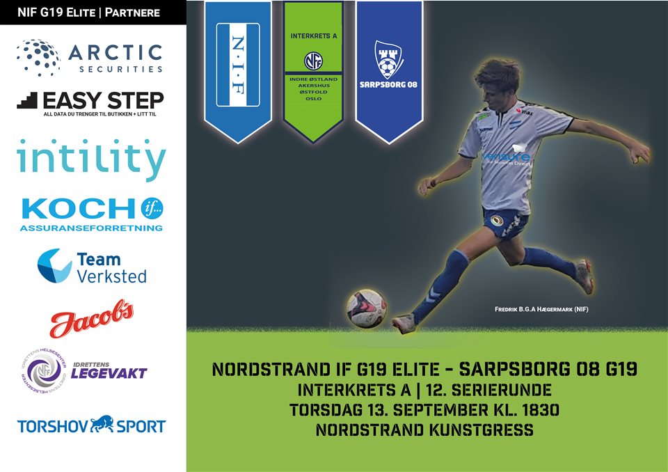 Nordstrand IF G19 Elite mot Sarpsborg 08 G19 Elite hjemme på Nordstrand Kunstgress