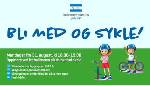 Bli med på juniorsykling