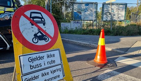 Oberst Rodes vei stengt - ta hensyn!