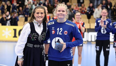 Amalie kåret til banens beste på hjemmebane!