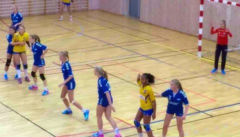 Lag 1 vant 34 - 16 mot Lørenskog 30. oktober