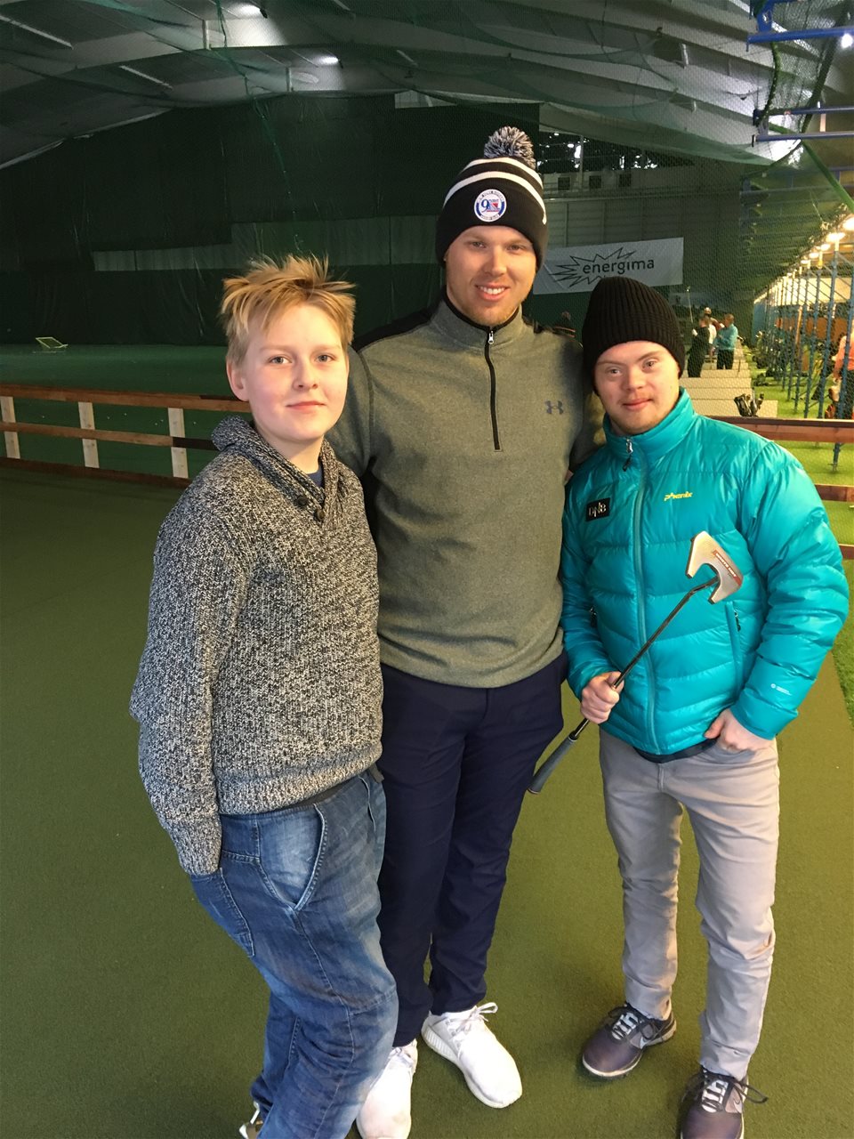 Golftrening på Fornebu Innendørs Senter