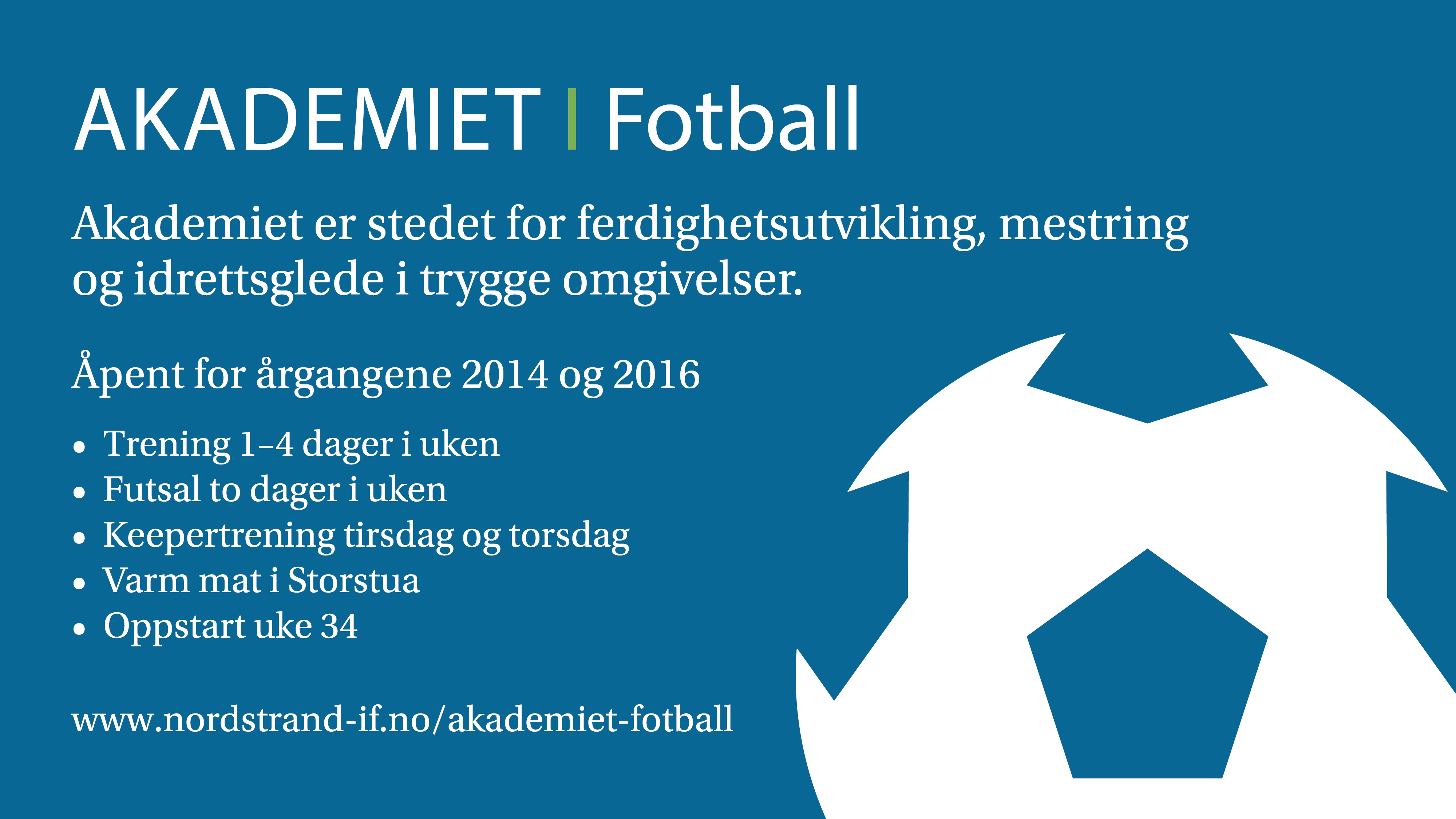 Fotballakademiet 2026/27