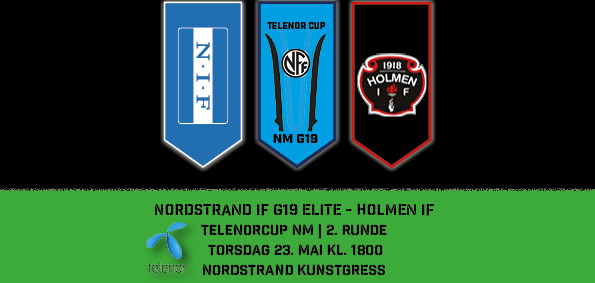 Holmen IF G19 er satt opp som motstander i 2. runde av Telenor Cup NM G19