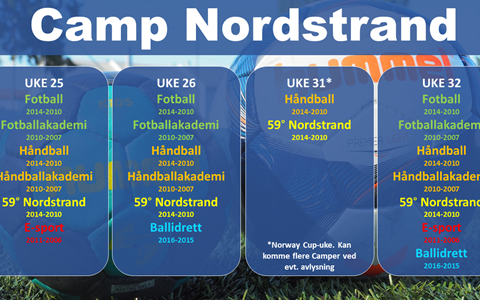 Camp Nordstrand i sommerferien