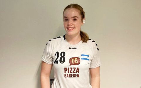 Charlotte på samling med Jentelandslaget