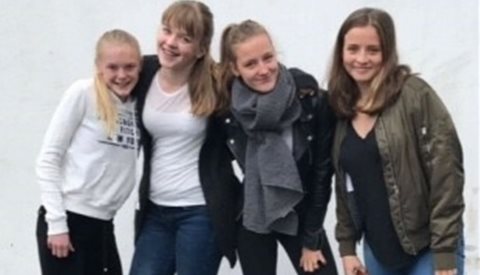 Fire NIF-jenter til Nordisk skoleidrettsstevne