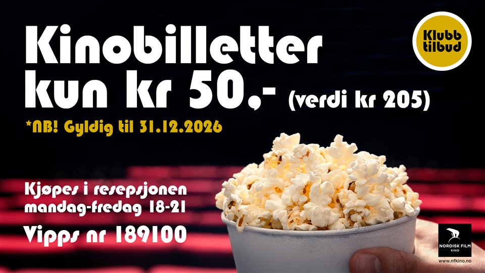 Kjempetilbud på kinobilletter!