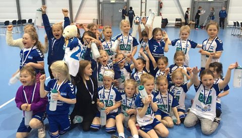 Glade jenter deltok i DNB Nordstrand Cup