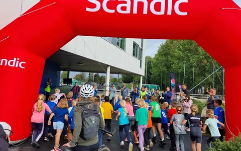 40 deltakere på duatlon junior!