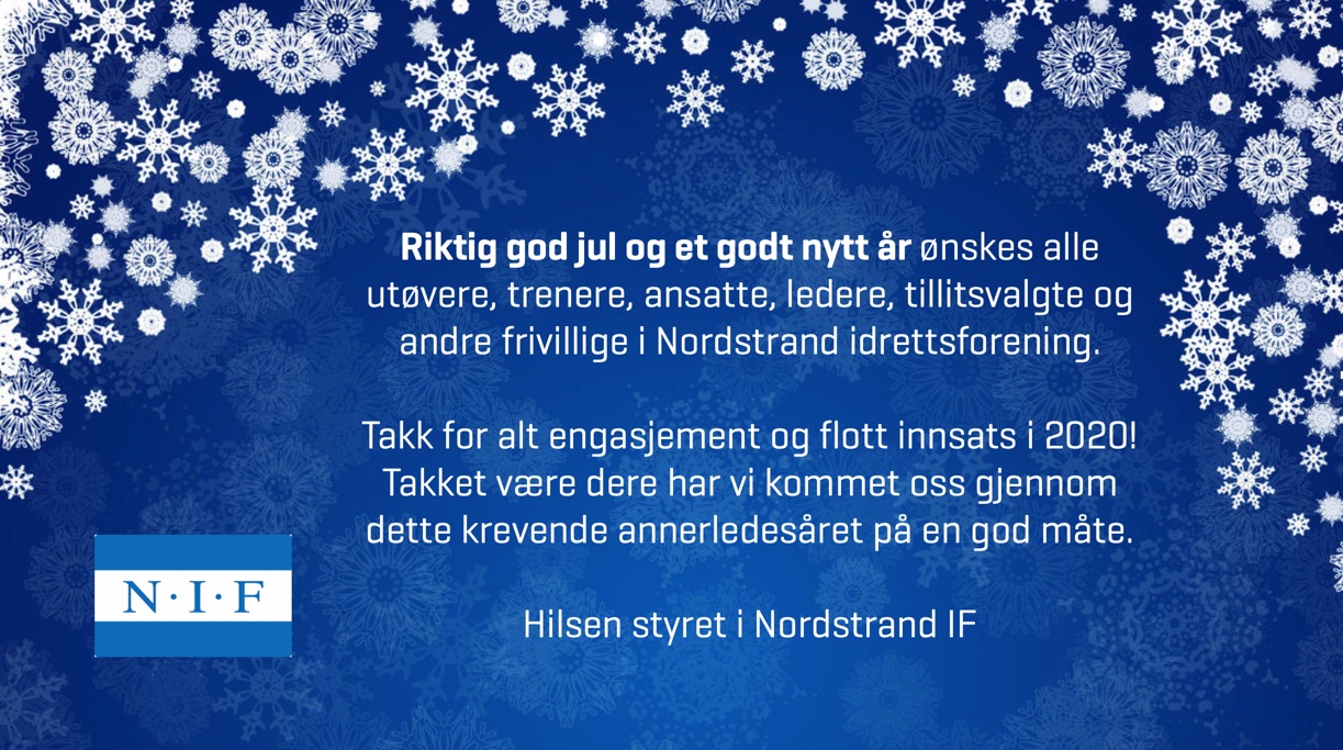 Nordstrand IF ønsker alle en god jul