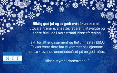 Nordstrand IF ønsker alle en god jul