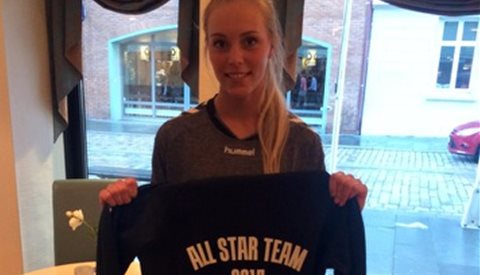 Emilie på All Star Team