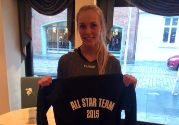 Emilie på Lerøyseriens talentlag