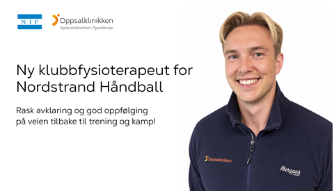 Ny klubbfysioterapeut for Nordstrand Håndball