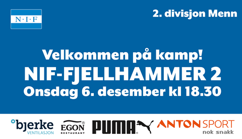 Kom på årets siste hjemmekamp!