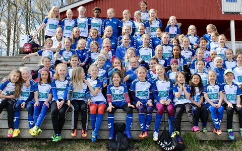 Jentefotballdagen på Hallager