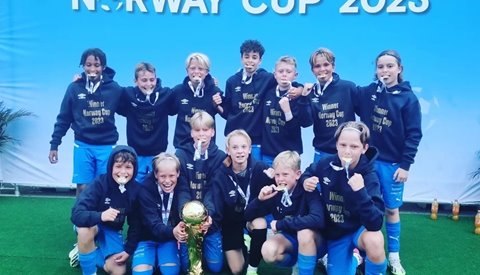 Gull i Norway cup for G13!