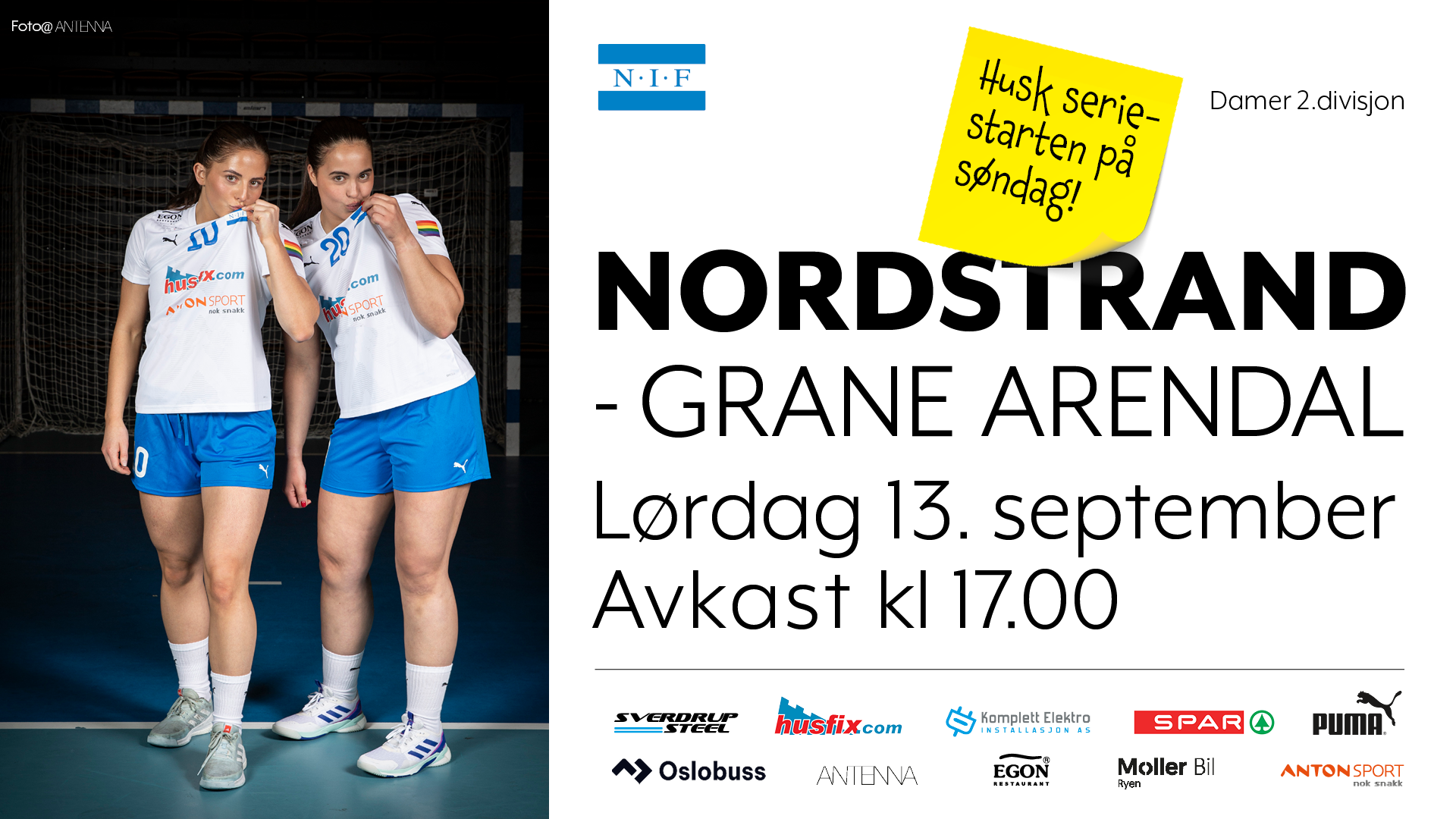 Lørdag braker det løs for damene