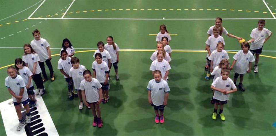 Sommerens første håndballcamp