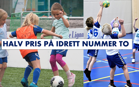 Halv pris på idrett nummer to!