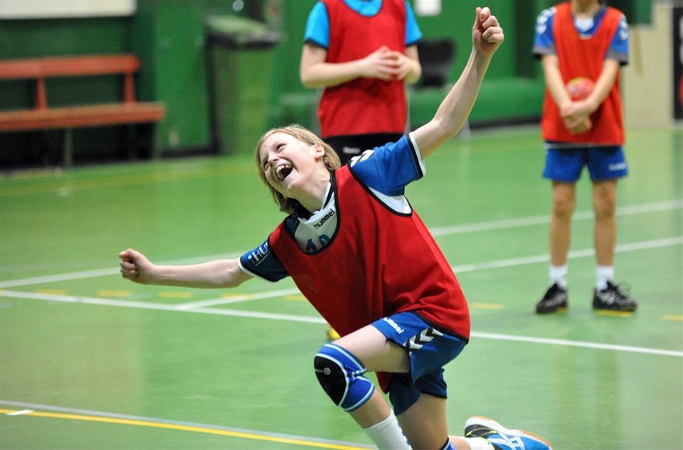 Full jubel på håndballcampen