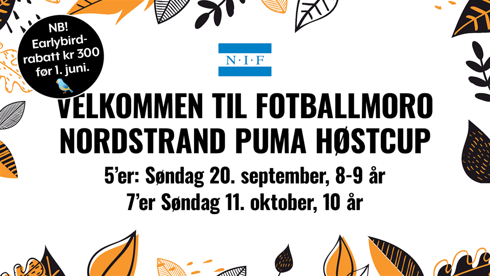 Påmeldingen er åpnet til høstens cuper!