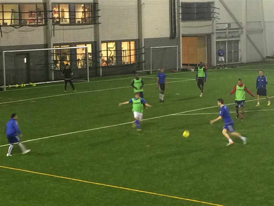 Siste trening før møtet med Rilindja