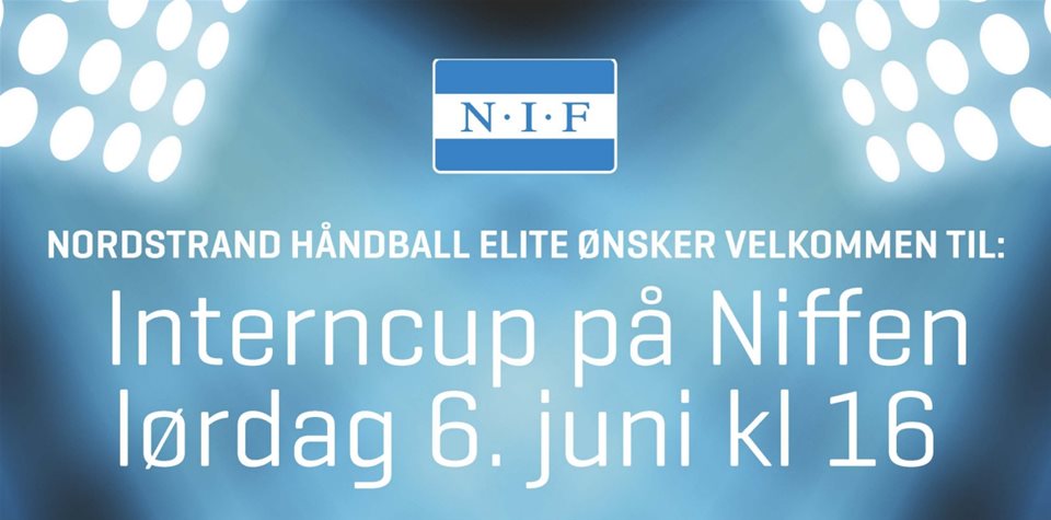 Interncup på Niffen lørdag 6. juni