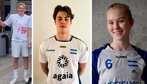 Ivan, Lucas og Pia på landsdelssamling
