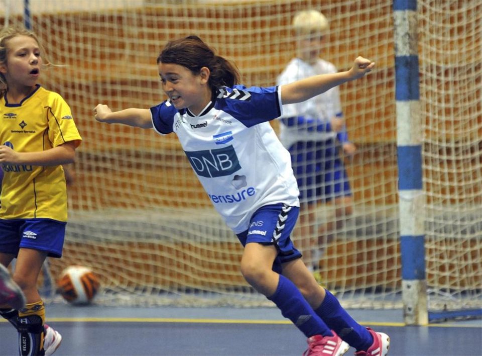 Blir så glad når jeg scorer