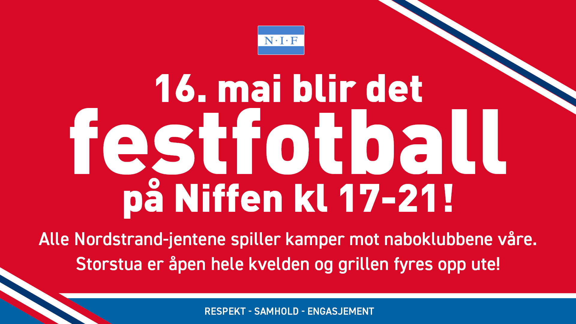 Velkommen til Jentefotballdag