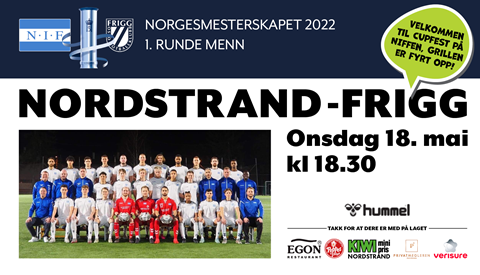 Cupfest på Niffen på onsdag!