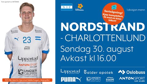 Seriestart hjemme på søndag!