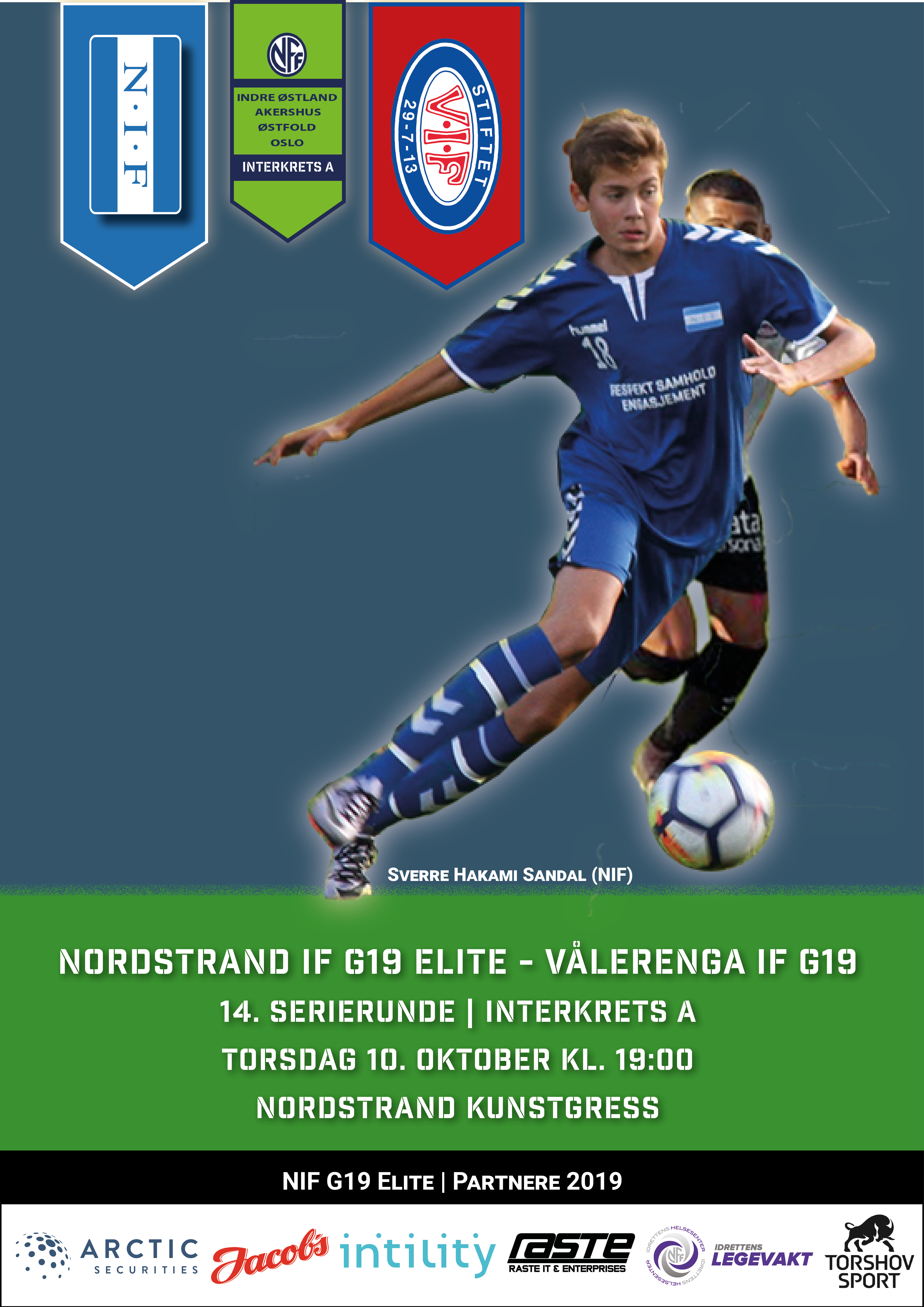 Sesongens siste seriekamp for NIF G19 Elite.