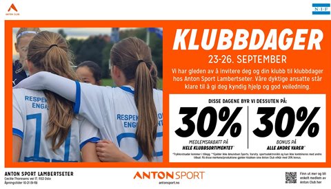 Klubbdager på Anton Sport!